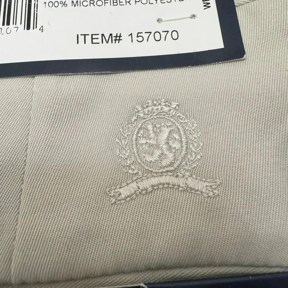 Tommy Hilfiger Mens Micro Tech Men Chino Pant 38x32 Cream Microfiber Preppy NEW - Picture 4 of 11